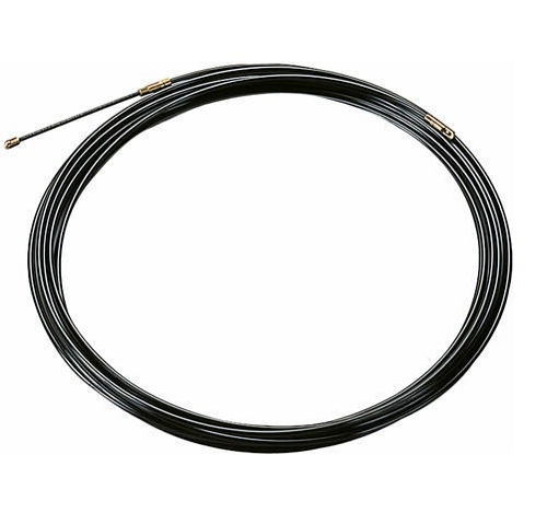 Sonda Nylon 4mm 15mt Nera Con terminali intercambiabili